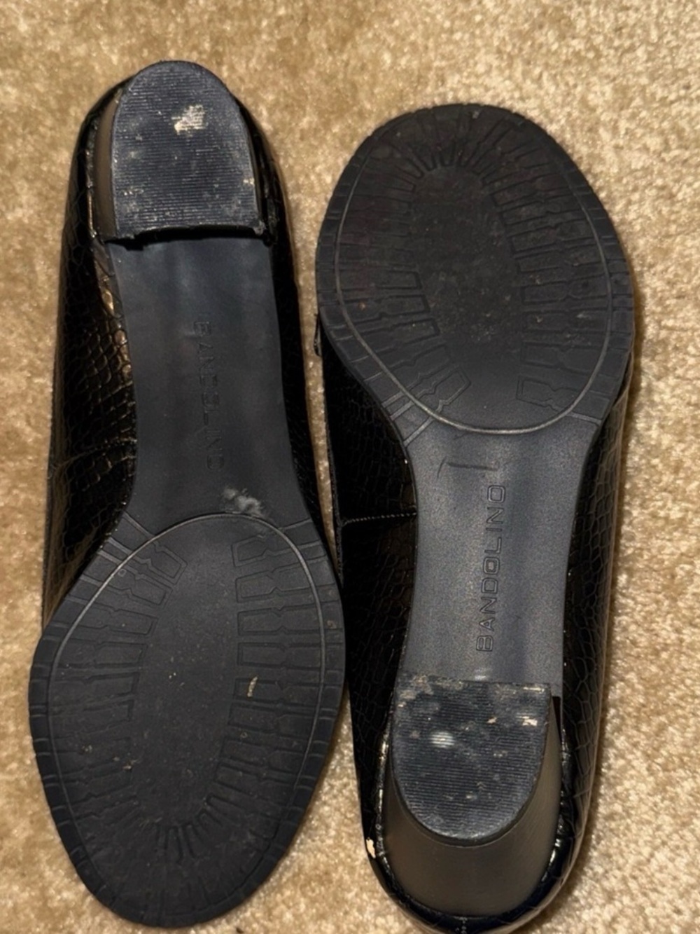 Bandolino Black heels with Metal Bit - Picture 8 of 9